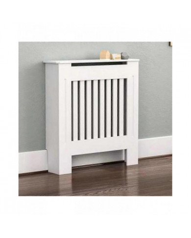 100cm Haut Blanc Radiateur Couverture MDF Armoire Grill Étagère Meubles