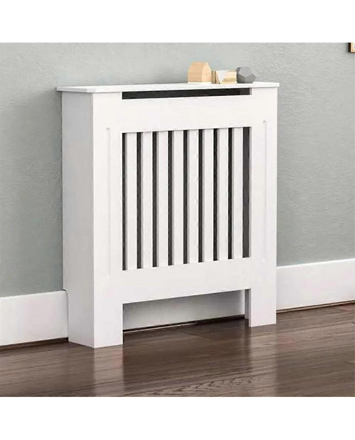 100cm Haut Blanc Radiateur Couverture MDF Armoire Grill Étagère Meubles