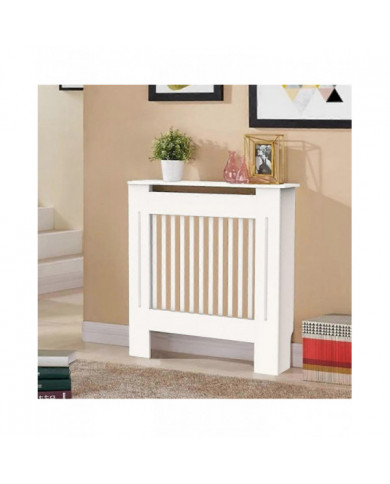 100cm Haut Blanc Radiateur Couverture MDF Armoire Grill Étagère Meubles