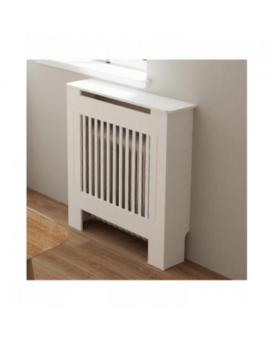 100cm Haut Blanc Radiateur Couverture MDF Armoire Grill Étagère Meubles
