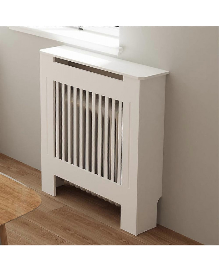 100cm Haut Blanc Radiateur Couverture MDF Armoire Grill Étagère Meubles