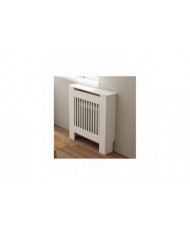 100cm Haut Blanc Radiateur Couverture MDF Armoire Grill Étagère Meubles