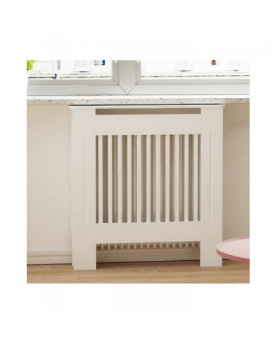 100cm Haut Blanc Radiateur Couverture MDF Armoire Grill Étagère Meubles