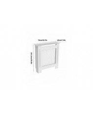 100cm Haut Blanc Radiateur Couverture MDF Armoire Grill Étagère Meubles
