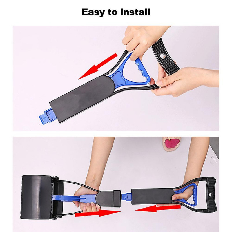 Pet Dog Long Handle Pet Pooper Scooper Dog Cat Waste Picker Jaw Poop Scoop Pick Up Clean Waste