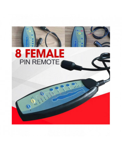 8 Télécommande à broches femelles pour le contrôleur manuel de fauteuil inclinable de massage Power Lift 12VD75