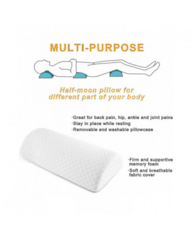 Oreiller orthopédique pour la douleur sciatique, coussins de soulagement de la douleur pour le bas des jambes, le [...]