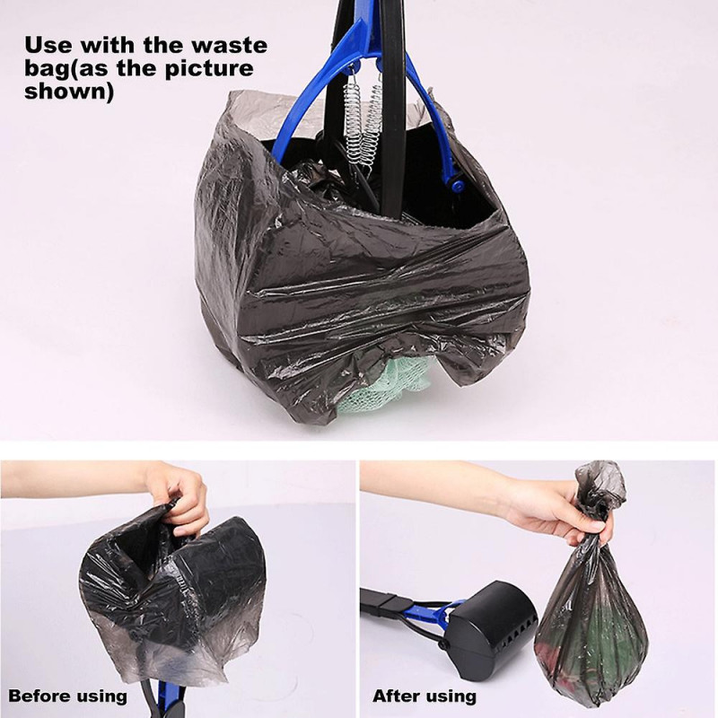 Pet Dog Long Handle Pet Pooper Scooper Dog Cat Waste Picker Jaw Poop Scoop Pick Up Clean Waste