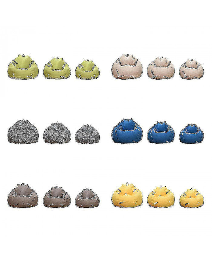 Nouveau Extra Large Sac De Haricots Chaises Canapé Canapé Housse D’intérieur Paresseux Chaise Longue Pour Adultes [...]