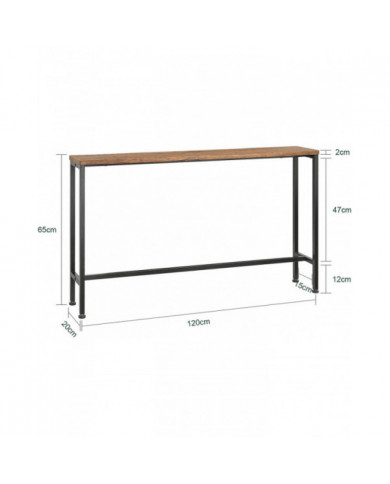 SoBuy Metal Couloir End Table FSB19-N