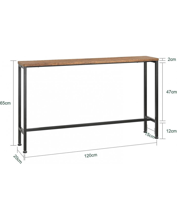 SoBuy Metal Couloir End Table FSB19-N