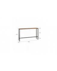 SoBuy Metal Couloir End Table FSB19-N