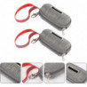 2 Pack Pet Waste Bag Dispenser Dog Poop Bag Holder With Zippered Portable Dog Poop(grey)