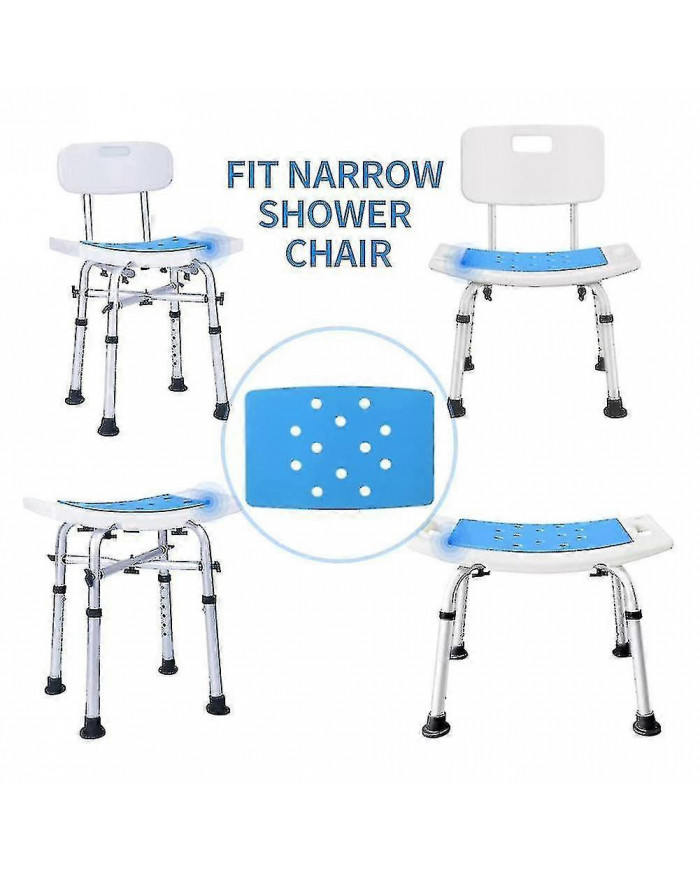 Chaise de bain Baignoire rembourrée Handicapé Antidérapant Coussin de siège Tapis portable Coussin Tabouret [...]