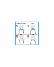 Chaise de bain Baignoire rembourrée Handicapé Antidérapant Coussin de siège Tapis portable Coussin Tabouret [...]