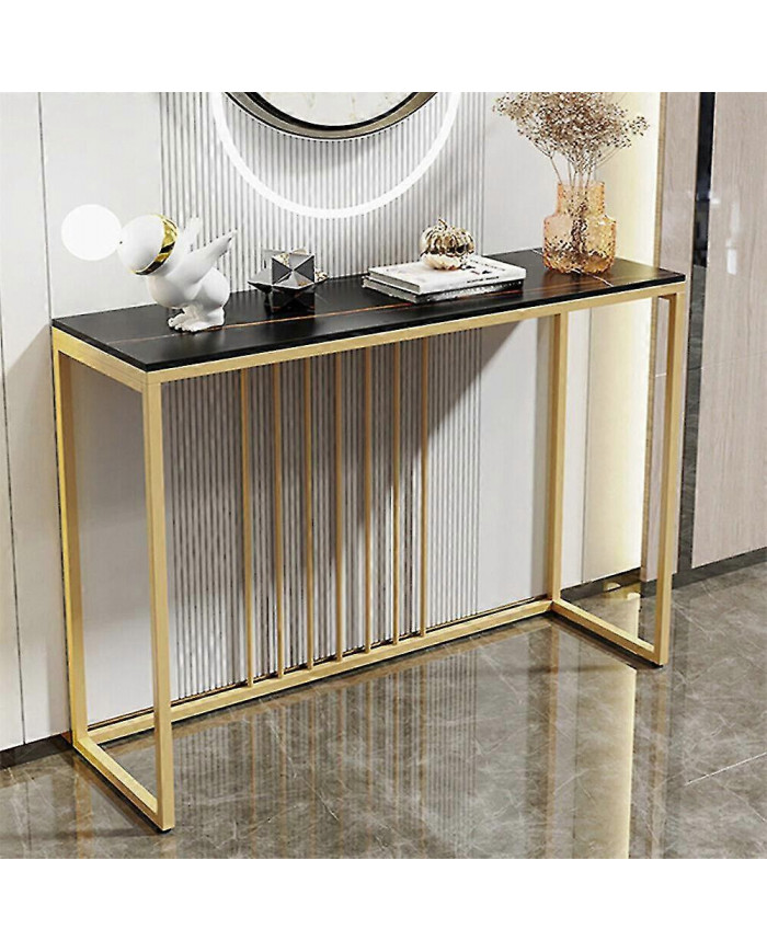 Table console en marbre de couloir étroit mince Table anti-rayures