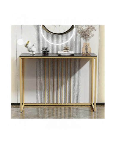 Table console en marbre de couloir étroit mince Table anti-rayures