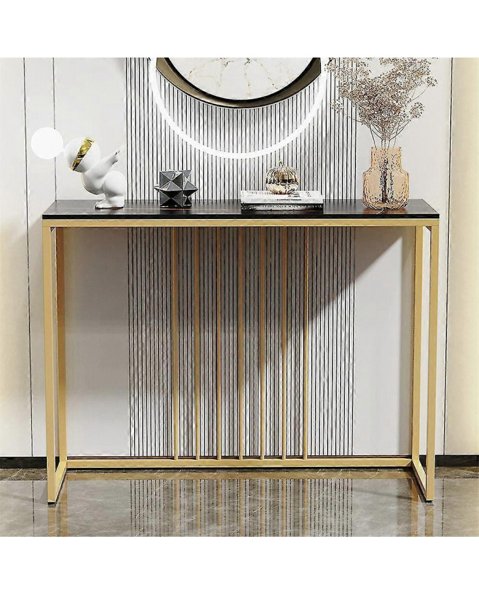 Table console en marbre de couloir étroit mince Table anti-rayures