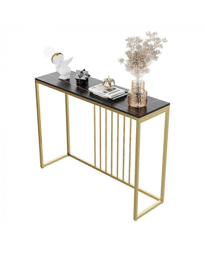 Table console en marbre de couloir étroit mince Table anti-rayures