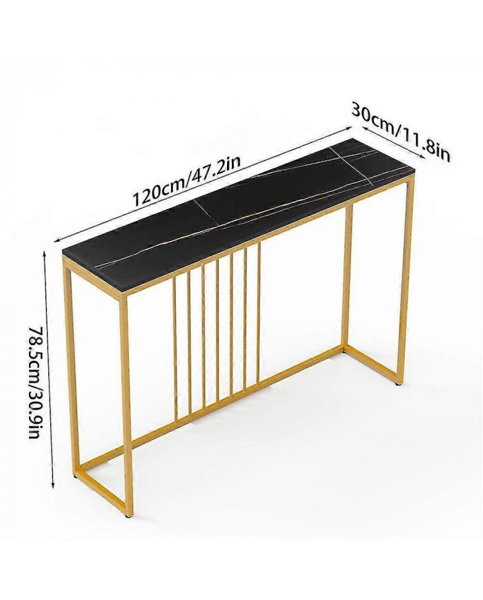 Table console en marbre de couloir étroit mince Table anti-rayures