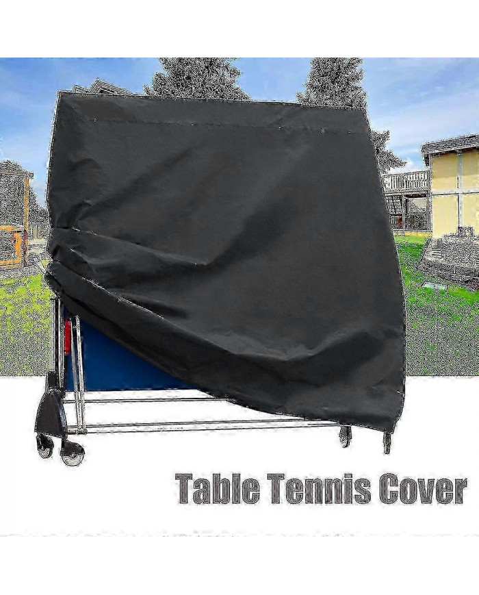 Couverture extérieure imperméable à l’eau et antipoussiérer de table de tennis de table couverture de table 165x70x185cm