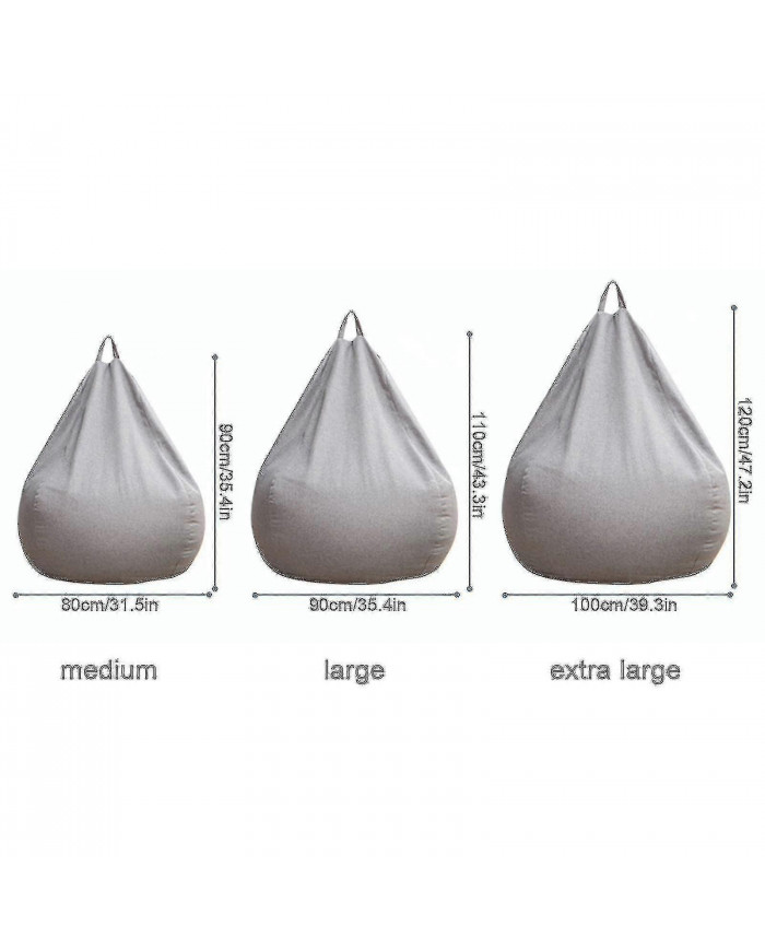 Tout nouveau extra large pouf sac chaises canapé canapé couverture intérieure paresseux pour adultes enfants hotsale!