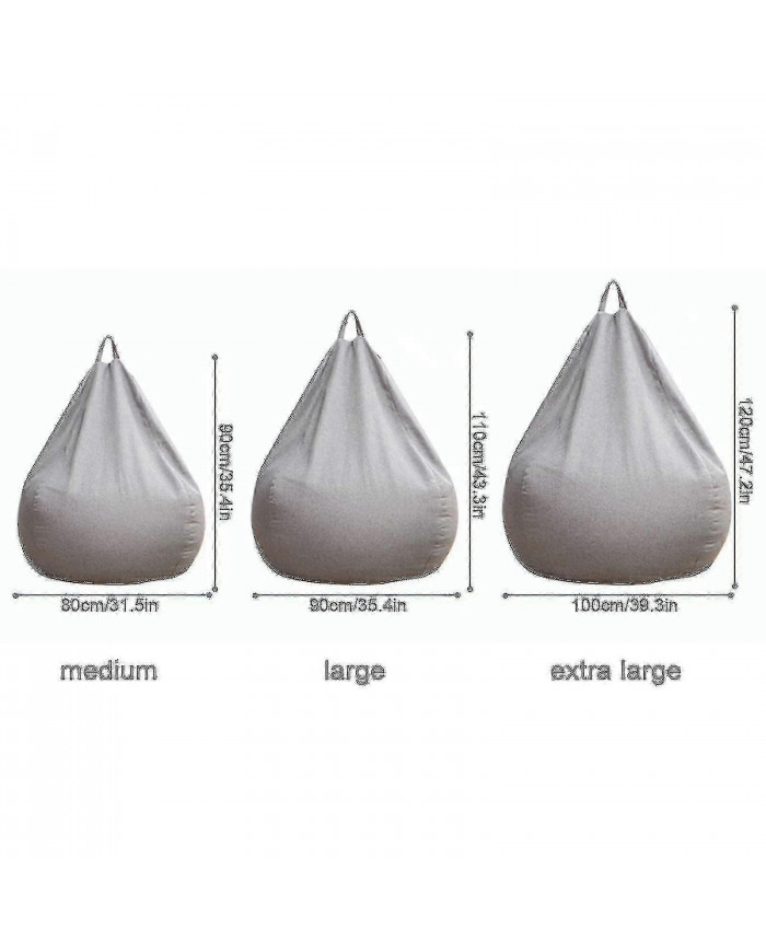 Nouveau extra large pouf sac chaises canapé canapé couverture de canapé paresseux intérieur pour adultes enfants [...]