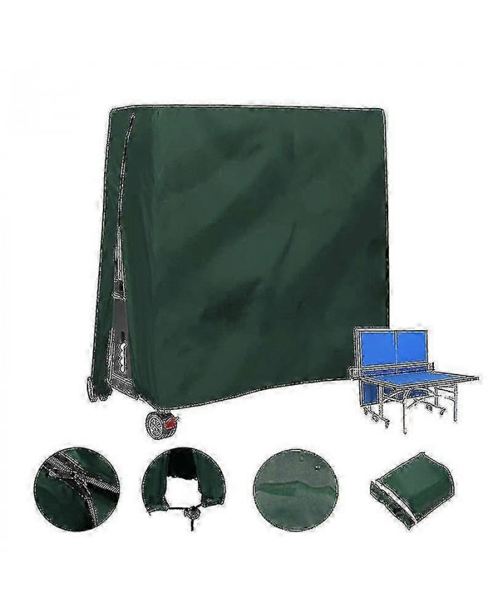 Couverture extérieure imperméable à l’eau et antipoussiérer de table de tennis de table couverture de table 165x70x185cm