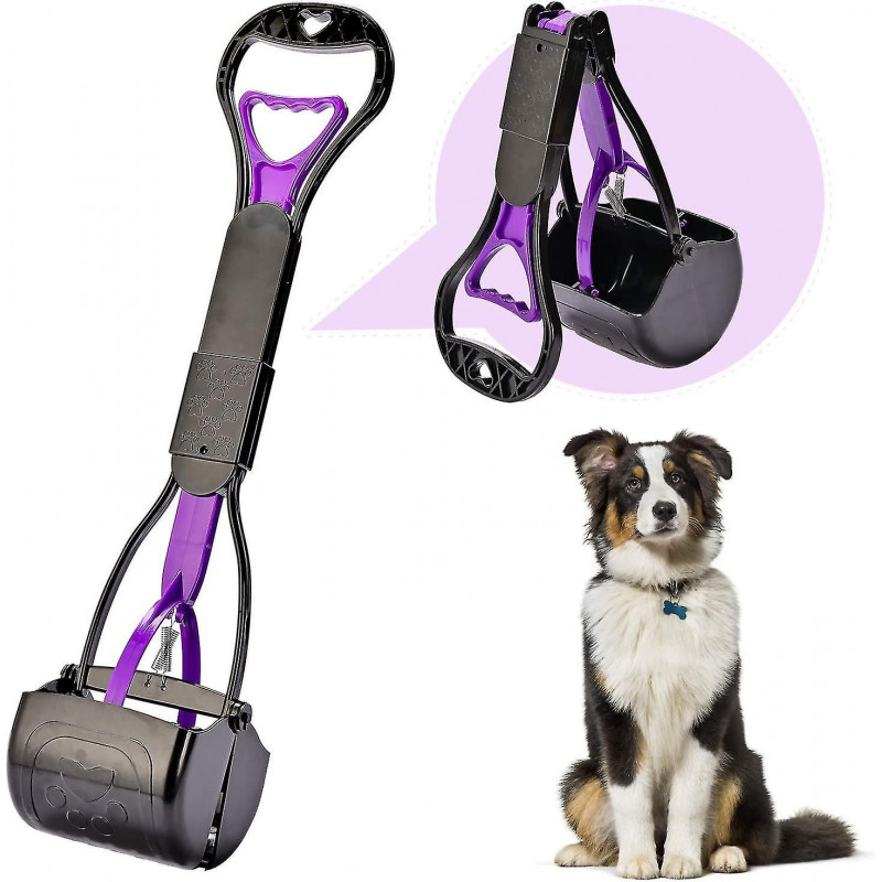 Pets Pooper Scooper For Large & Medium, Small Dogs, Portable Foldable Handle