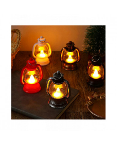 Lampe électrique Lampe à huile LED rétro durable Lanterne Belle lampe de nuit multifonctionnelle avec lumière [...]