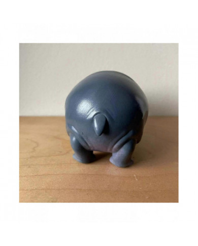 Jouet Moo Deng, hippopotame Moo Deng, statue d’hippopotame pygmée de porc rebondissant, figurine en résine d’hippopotame