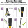 81 Cm Canine Waste Shovel With Bin Bags. Heavy Duty Waste Collector. Easy To Use