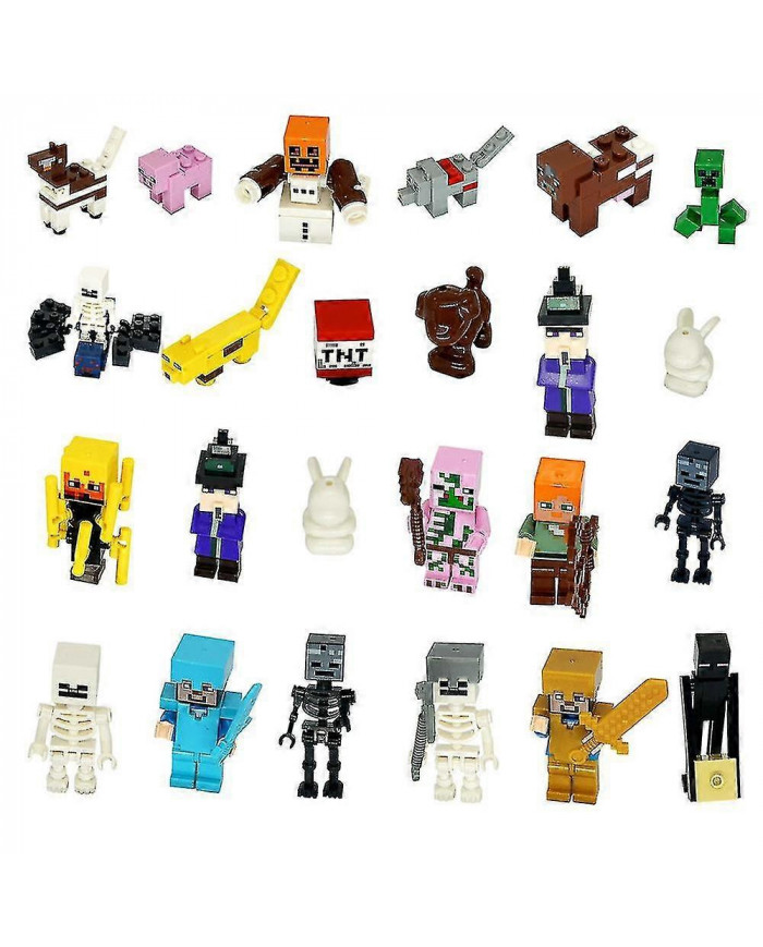 Noël 2023 Calendrier de l’Avent Minecraft Figurines Jouet Blocs de construction Compte à rebours 24 jours Boîte [...]
