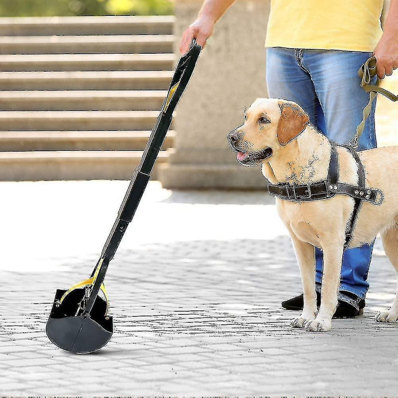 81 Cm Canine Waste Shovel With Bin Bags. Heavy Duty Waste Collector. Easy To Use