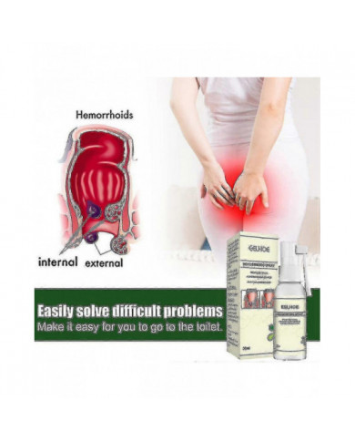 Spray de traitement des hémorroïdes à base de plantes - Huiles essentielles naturelles de soulagement anal - [...]