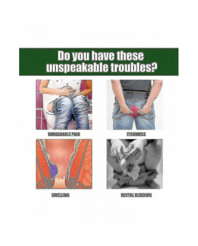 Spray de traitement des hémorroïdes à base de plantes - Huiles essentielles naturelles de soulagement anal - [...]