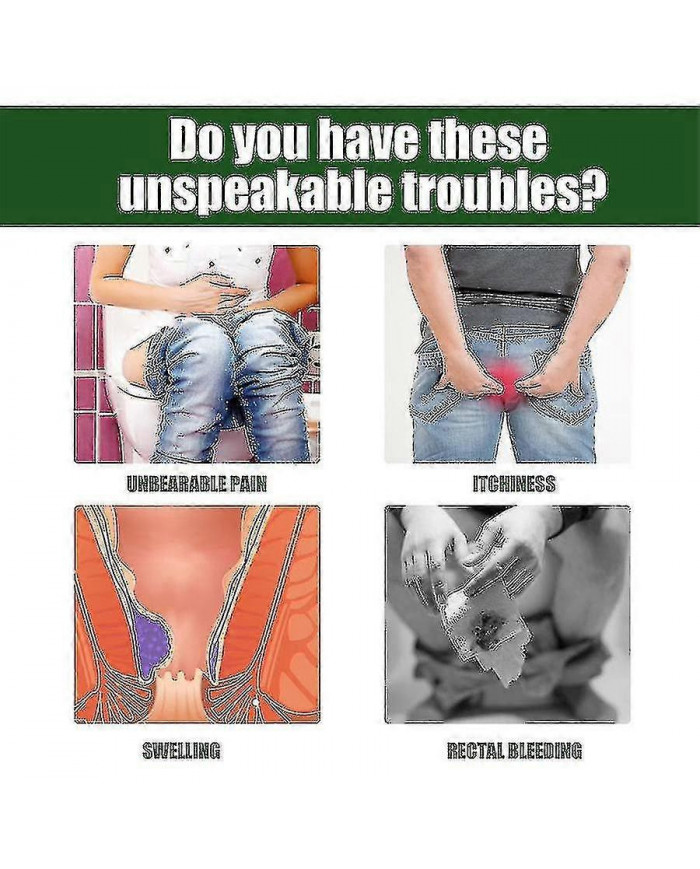 Spray de traitement des hémorroïdes à base de plantes - Huiles essentielles naturelles de soulagement anal - [...]