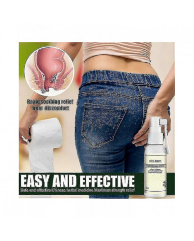Spray de traitement des hémorroïdes à base de plantes - Huiles essentielles naturelles de soulagement anal - [...]