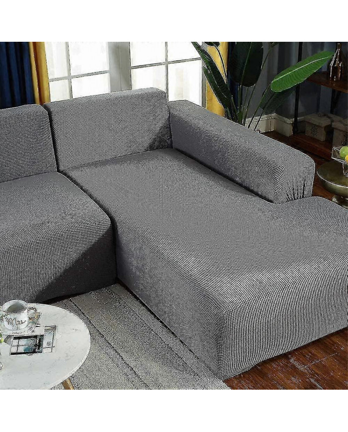 Housse de canapé, housse de canapé extensible d’angle, housse de canapé extensible pour 1/2/3/4 places (le canapé [...]