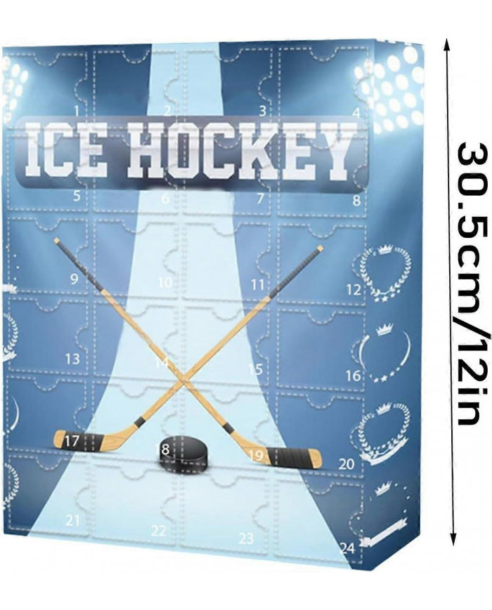 Calendrier de l’Avent Hockey 2024, 24 jours Compte à rebours de Noël Calendrier de l’Avent, Décoration de balle de [...]