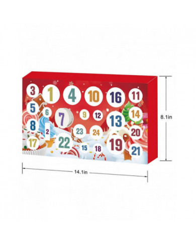 Calendrier de l’Avent Slime 2024 - Calendriers de compte à rebours de Noël 24 jours de surprises avec kit de [...]