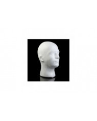 Modèle de tête masculine Léger Robuste Polystyrène Durable Foam Wig Support pour l’exposition