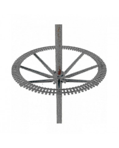 Zk-train de noël au centre de l’arbre de Noël 258051 train alimenté par batterie, 33 lumières, mélodie de Noël, [...]