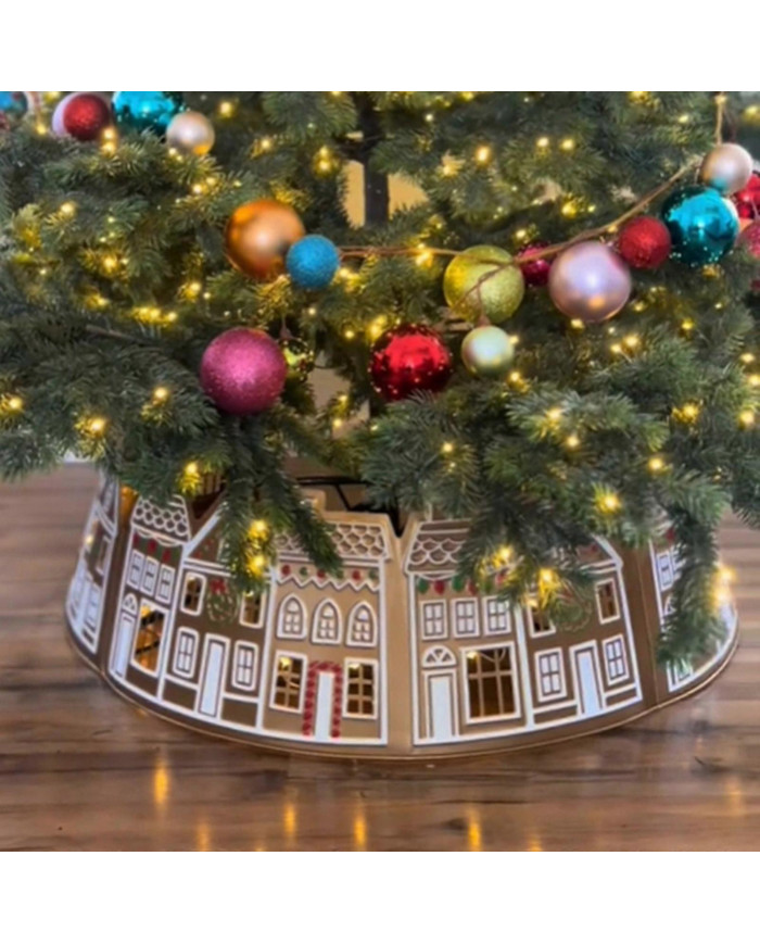Ugly Christmas Sweater Gingerbread House Christmas Tree Collar LED Christmas Tree Collar Suitable For Gingerbread [...]