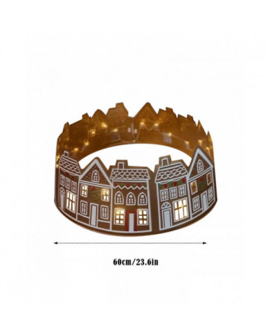 Ugly Christmas Sweater Gingerbread House Christmas Tree Collar LED Christmas Tree Collar Suitable For Gingerbread [...]