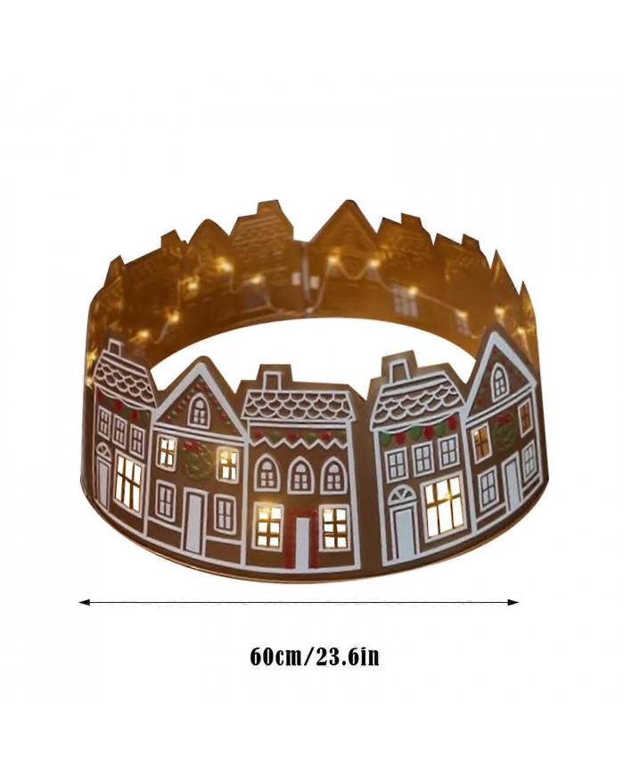 Ugly Christmas Sweater Gingerbread House Christmas Tree Collar LED Christmas Tree Collar Suitable For Gingerbread [...]