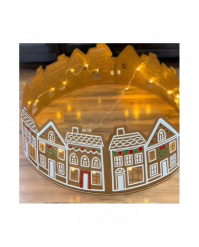 Ugly Christmas Sweater Gingerbread House Christmas Tree Collar LED Christmas Tree Collar Suitable For Gingerbread [...]