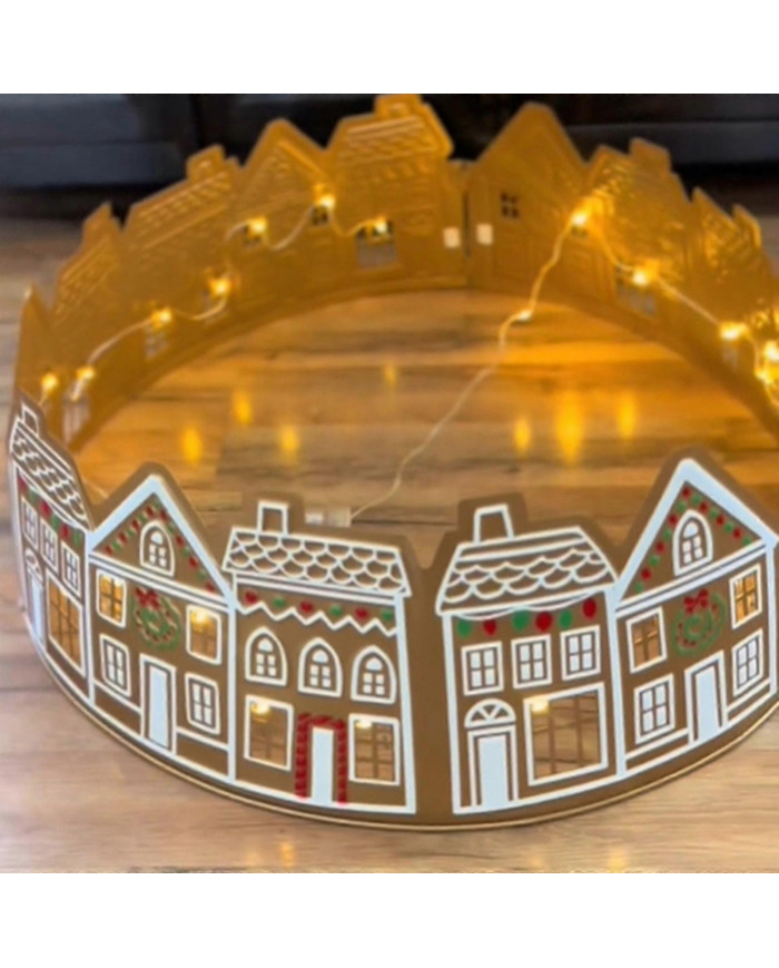 Ugly Christmas Sweater Gingerbread House Christmas Tree Collar LED Christmas Tree Collar Suitable For Gingerbread [...]