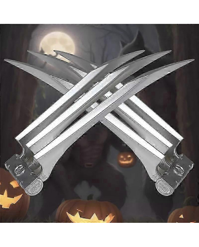 Super stable, minimal avis X-men Griffes de Wolverine 1:1 Prop pour Halloween,