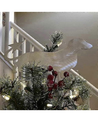 Dachshund Dog Star Christmas Tree Decoration, 17x15cm Christmas Tree Home Decoration